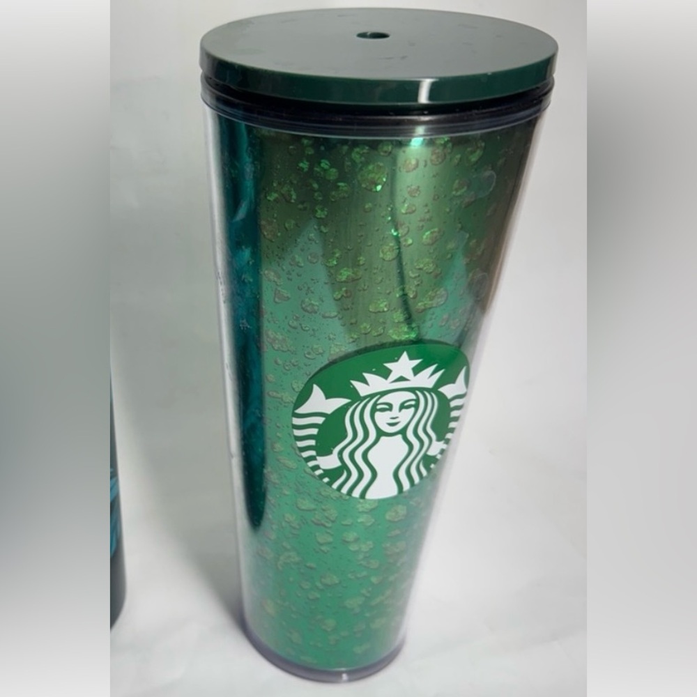 Starbucks Plastic Glitter Tumbler